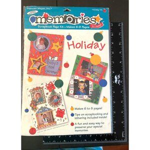 Frances Meyer Inc. Scrapbook Page Kit Holiday Theme 6-8 Pages Includes Stickers